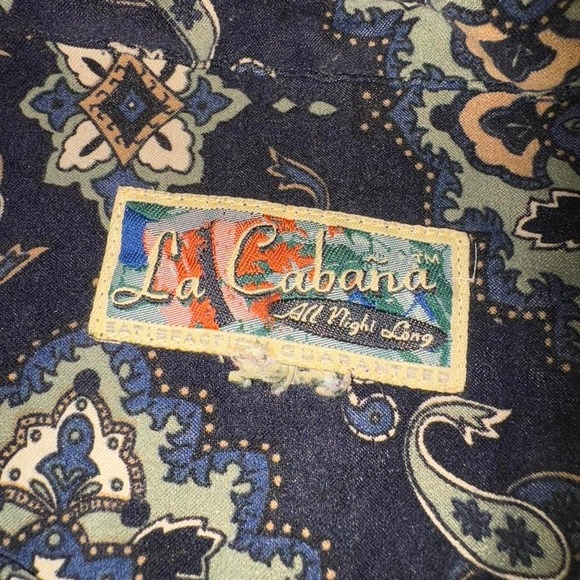 Vintage patterned print collared shirt - Picture 2 of 3